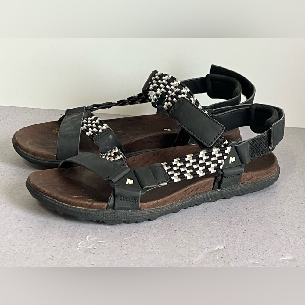 Merrell Sandals Women’s 6 Around Town Sunvue Back Strap Comfort Casual‎ Strappy